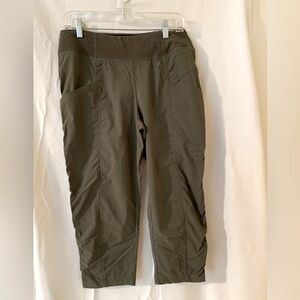 PrAna Olive Green Cropped Pants